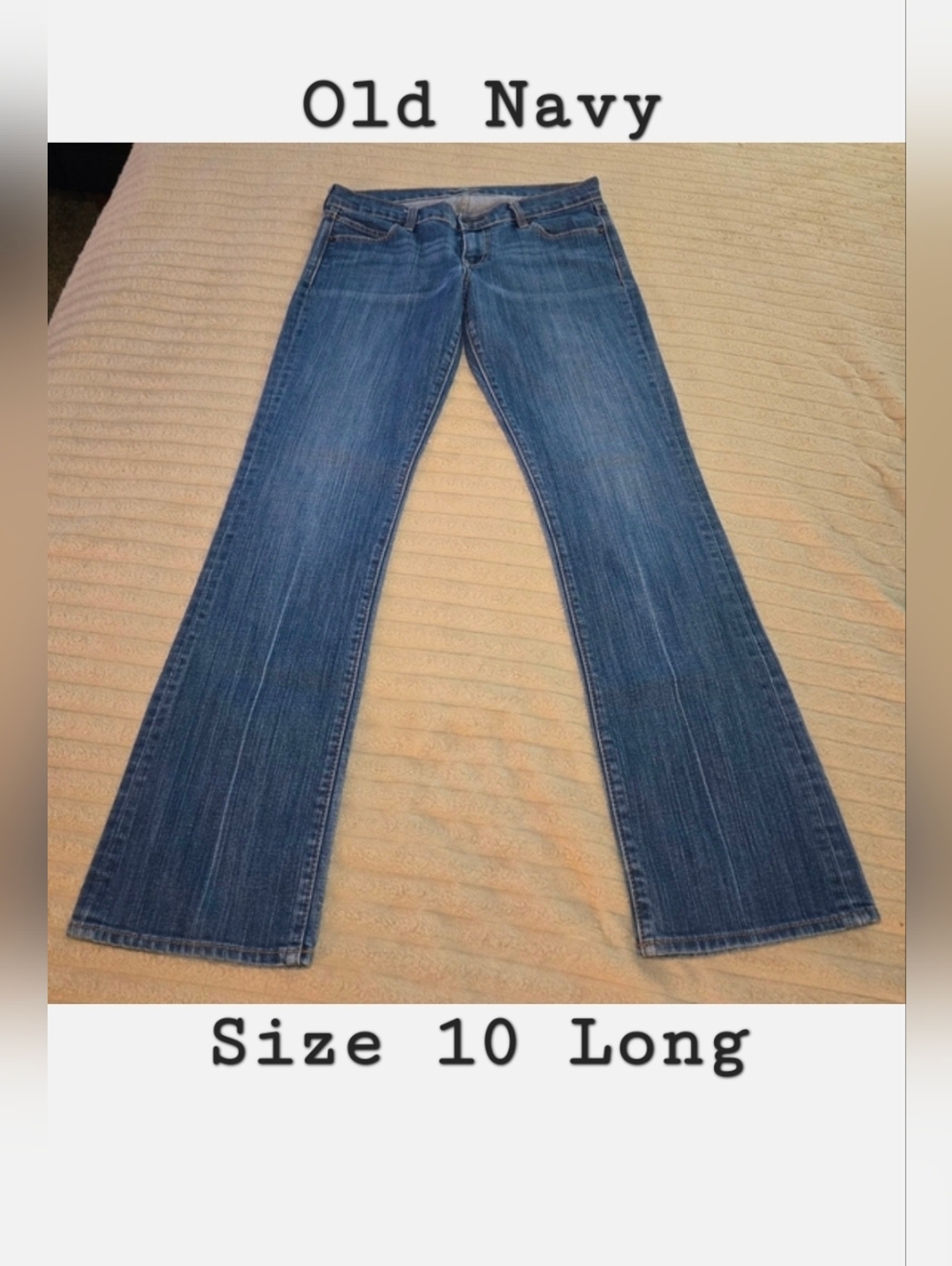 Old Navy Low Rise "The Diva" Denim 10L Blue Jeans